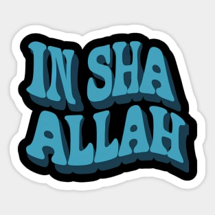 In Sha Allah Sticker